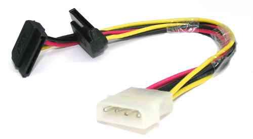 SATA Power Cable X2 Right Angle